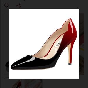 Elegant Black and Red Women's Heels